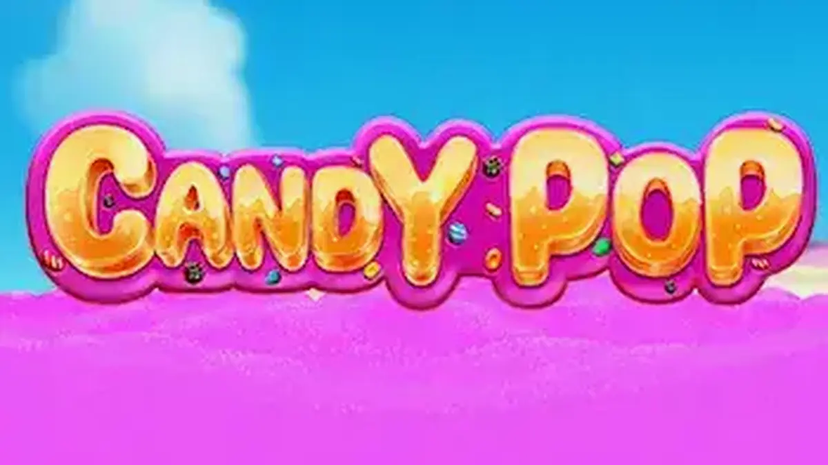 Tampilan visual slot Candy Pop dengan tema permen yang penuh warna dan ceria