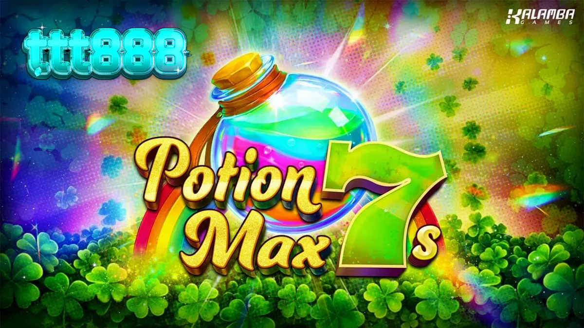 Tampilan visual slot Potion Max 7s dengan tema Irlandia dan simbol klasik
